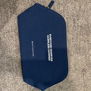 Beauty counter makeup bag
